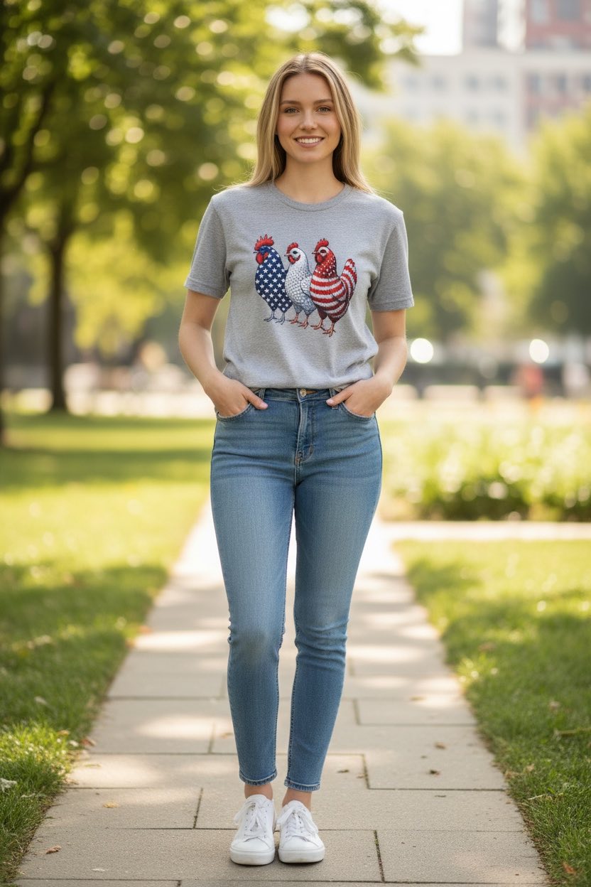 USA Chicken T - SHIRT